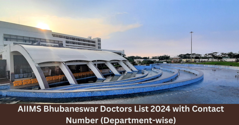 AIIMS Bhubaneswar Doctors List 2024 with Contact Number (Department-wise)